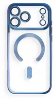 Oem dėklas, skirtas iPhone 18 Pro Max / 17 Pro Max Electro Mag dangtelis, suderinamas su MagSafe, tamsiai mėlynas