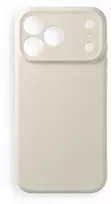 Dėklas Case for iPhone 18 Pro Max / 17 Pro Max Forcell F-Protect Rubber Premium compatible with MagSafe antique baltas