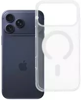Oem dėklas, skirtas iPhone 18 Pro Max / 17 Pro Max Clear Mag Cover (STR), suderinamas su MagSafe, skaidrus