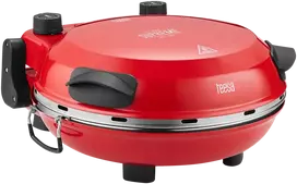 Vaflinė TEESA SUPREME FUN picos krosnelė 1200 W, 400 laipsnių, du šildytuvai, raudona