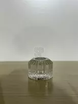Lumarko Žvakių laikiklis AC5001600. stiklas. 4 cm. skaidrios spalvos.