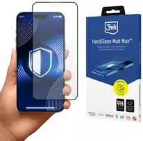 Matinis grūdintas stiklas 3mk HardGlass Matt Max, skirtas iPhone 18 Pro