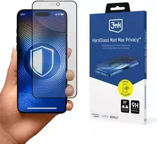 3mk HardGlass Matt Max Privacy grūdintas stiklas, skirtas iPhone 18 Pro