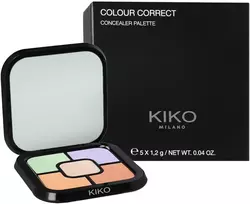 KIKO MILANO Colour Correct Maskuokliai Palette 5 x 1,2 g