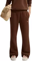 Moterų kelnės Nike Studio Fleece Medium Weigh rudos IM8078 259 (XS)