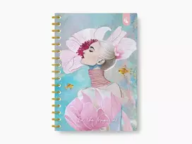 Mados ikona, Sąsiuvinys B5, spiralinis įrišimas,160 psl.80 gsm, langeliais
