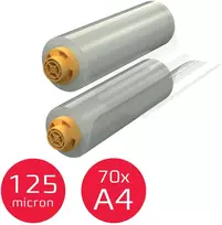 GBC Velocity laminavimo plėvelė 125 µm blizgi, A4, skaidri, 125 µm, blizgi, blizgi, 140 x 265 x 75 mm