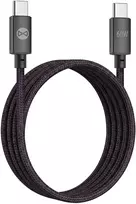 Forever Vibe laidas USB-C – USB-C 1,0 m 60W tamsiai pilkas