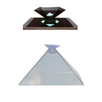 Išmaniojo telefono 3D hologramų projektorius 3D projektorių stovai Projektoriaus piramidė 1