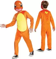 Disguise Karnavalinis kostiumas Pokemon Charmander kostiumas oranžinis Kigurumi maskuotė 137-149 cm (10-12 metų)