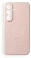 Oem „Dėklas Samsung S26 FE Silicone Mag Cover, suderinamas su MagSafe (kameros apsauga), rožinė“