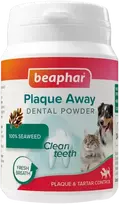 Dantų valymo milteliai - Beaphar Plaque Away Dental Powder Dog & Cat 80g