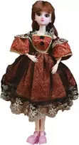 Lėlė 54 cm, Spalva: Bordo