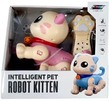 Interaktyvi Katė - Robotas su nuotoliniu valdymo pultu, rožinė, Spalva: Mėlyna