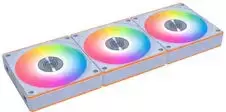 Lian Li UNI FAN CL FLEX Wireless PWM-Lüfter, ARGB - Reverse Blade, 120mm, baltas, 3er-Pack mit Controller
