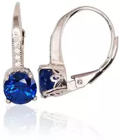 Diamond Sky Jewelry Sidabriniai auskarai su cirkoniais „Junona XVI“