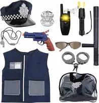 Vaikiškas policininko kostiumo ir aksesuarų rinkinys deAO Toys, nuo 6 metų