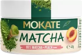 Žalioji arbata MOKATE Matcha persikų skonio 40g