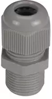 JACOB Srieginė jungtis „Perfect NPT ½“ kabeliui Ø10–14 mm IP68, UL poliamidas, šviesiai pilka RAL 7035