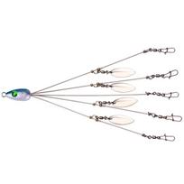 Saltwater Fishing Bait Alabama Rig Swivel Swimming Bait 2# color gray