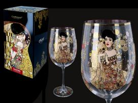 Kieliszek Do Wina Gustav Klimt Adele Bloch Szklany Kieliszek Prezent