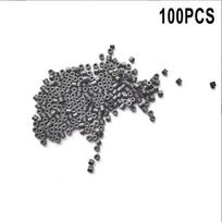 100pcs Hollow Ferrite Bead Anti-interference Rings Are Suitable For Radios Suitable For Electronic Connection Wires & Harnesses gray