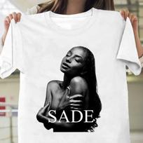 SADE  Sade Adu ARTWORK White    1F965 Unisex T-Shirt XL black