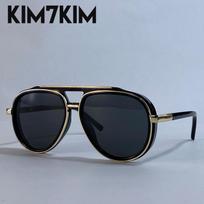Polarized Steampunk Oversized Oval Sunglasses Men 2026 Luxury Brand Trendy Double Beam Sun Glasses For Male Driving UV400 Shades black