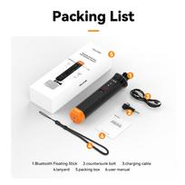 TELESIN Buoyancy Bar Selfie Stick Waterproof Selfie Stick With Hand Strap Wireless Remote Control For Gopro Hero 9 10 11 12 gray