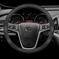 For Opel AstraOpel OPCline ASTRA CORSA INSIGNIA MOKKA VECTRA GTC Tigra Carbon fiber Suede Leather Car Steering Wheel Cover Auto Accessories gray