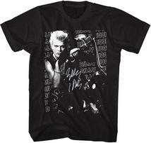 Vtg Billy Idol Live In Concert Cotton Black Full Size Unisex Shirt S
