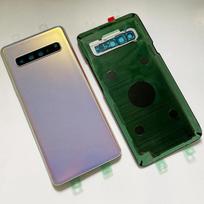 For Samsung Galaxy S10 5G SM-G977B G977F Battery Back Cover Rear  3D Glass Panel Housing Case dhesive Camera Lens Replace sidabras