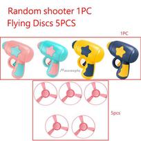 Funny Cat Toy Interactive Launch Pet Training Toy For Kitten Mini Flying Disc Shooting Gun Chasing Games Cat Toys Pet Supplies blue