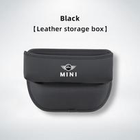 Odinė automobilio sėdynės tarpelio organizatoriaus dėžutė Neperšlampama laikymo krepšys Mini Cooper JCW Works F54 F55 F56 F57 F60 R50 R52 R53 R55 R56 R57 svkjb33