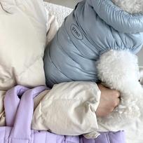 Luxury Dog Jacket Waterproof Solid Dog Clothes Dog Warm Coat Chihuahua French Bulldog Bichon Clothing Pet Supplies Girl Dog Vest (Blue,XS) mėlyna