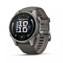 Išmanusis laikrodis Garmin fēnix 9 43mm Titanium/Pebble Grey 010-04761-11