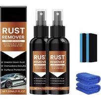 2pcs Rust Remover Spray for Metal, Heavy Duty Rust Remover Spray for Vehicles, Tools, Chains, Iron and Rust Stain Remover, Multi-Surface Cleaner, brown