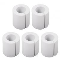 5/10Pcs Curtain Spacers EVA Foam Rollers 50/85mm Curtain Shaper Uniform Spacing Rod Attachment Drapes Spacer for Home Office white
