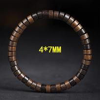 Natural Wooden Beads Bracelet Tibetan Buddha Rosary Handmade Bracelets Men and Women Yoga Meditation Prayer Beaded GIfts black