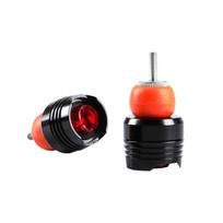 LED Light Bicycle Handlebar 2Pcs Plug Intelligent Turn Signal Waterproof for Nighttime Safety Battery version black