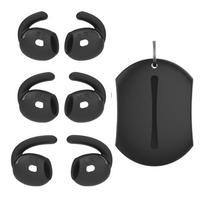 3 poros silikoninių ausų kabliukų Neslystantis ausinių dėklo dangtelis Minkšti ausų antgaliai, skirti AirPods 4 balta
