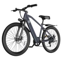 26 colių elektrinis dviratis suaugusiems, 250W variklis Ebike, 36V 10.4Ah, 25 km/h 7 pavarų E kalnų dviratis NFC - Juodas juoda