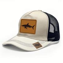 Madingos ryklio beisbolo kepurės vyrams moterims Snapback kepurė moteriška vyriška Rancher kepurė skrybėlė nuo saulės Kpop dizainerio vyriška Trucker kepurė Gorras Hombre 56-62CM brown