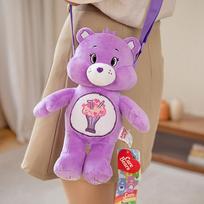 Meškiukas Meškiukas Pliušinis Kuprinė Meškiukai Gimtadienis Vaivorykštės Meškiukas Lėlė Gimtadienio Dovana Bag 30cm doll 33cm yellow
