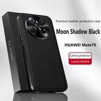 Luxury PU Leather Case For Huawei Mate 70 60 50 40 30 Pro Pro+ 50 E Magsafe Magnetic Metal Ring Lens Protection Shockproof Cover PU Leather&Huawei Mate 70 juoda