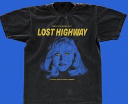 Lost Highway filmo marškinėliai, David Lynch klasikinio filmo T marškinėliai S-5XL Q812 Unisex T marškinėliai L blue