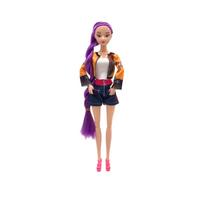 %  New Kpop Demon Hunters Anime Merchandise Rumi Mira Zoyi Character Figurine Birthday Gift Fan Club Gifts 11 Joints Are Movable blue