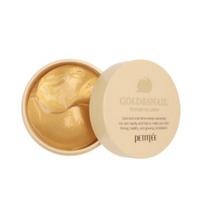 Petitfee Gold & Snail Hydrogel Eye Patch – 24K Gold & Snail Secretion Filtrate Under‑Eye Treatment Patches – 60pcs (1.4g Each) beige