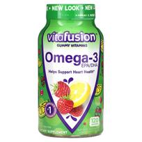 VitaFusion, Omega-3, EPA/DHA, 120 guminių tablečių