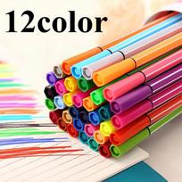 Fancy 12/18/24/36 Colors Washable Colored Pen Painting Marker Artist Drawing Set Student Art Supplies Highlight Water Color Pens orange